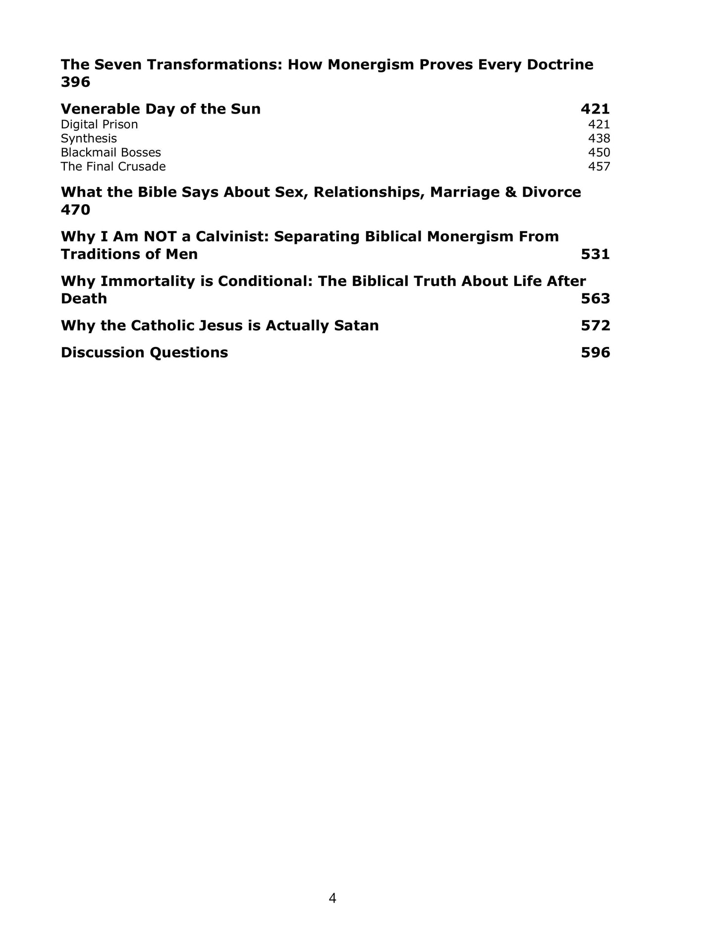 Bible Studies Presentation Notes (VOLUME 4)