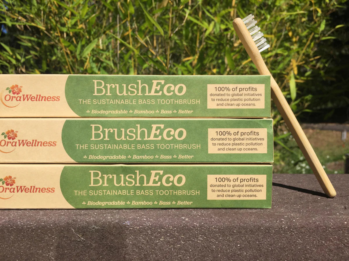 BrushEco Sustainable Bass Toothbrush
