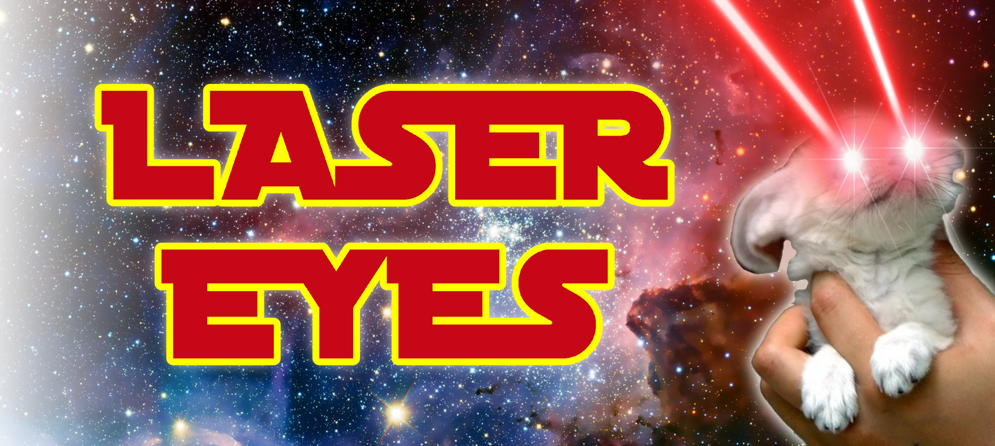 Laser Eyes Travel Mug