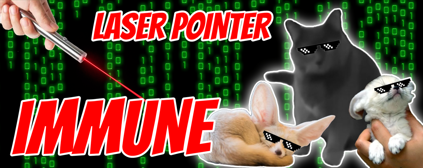 Laser Pointer Immune Fox Mug