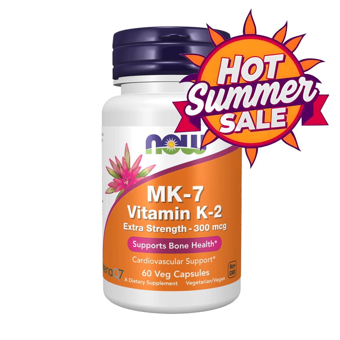 NOW MenaQ7® K2 300mcg (2 MONTH SUPPLY)
