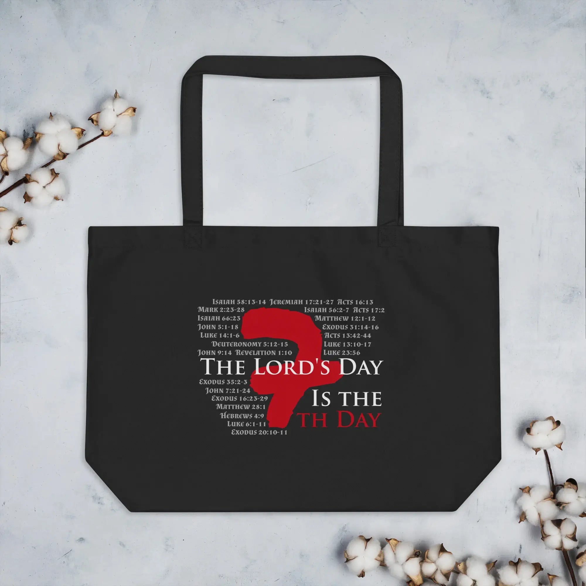 The Lord's Day Large Tote