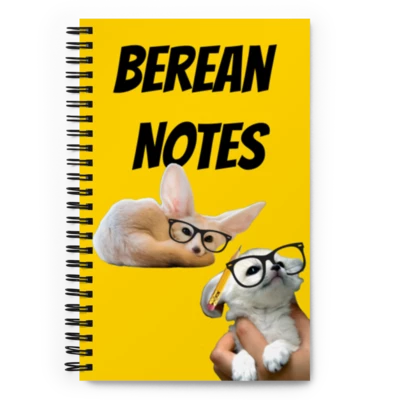 Berean Notes Spiral Notebook