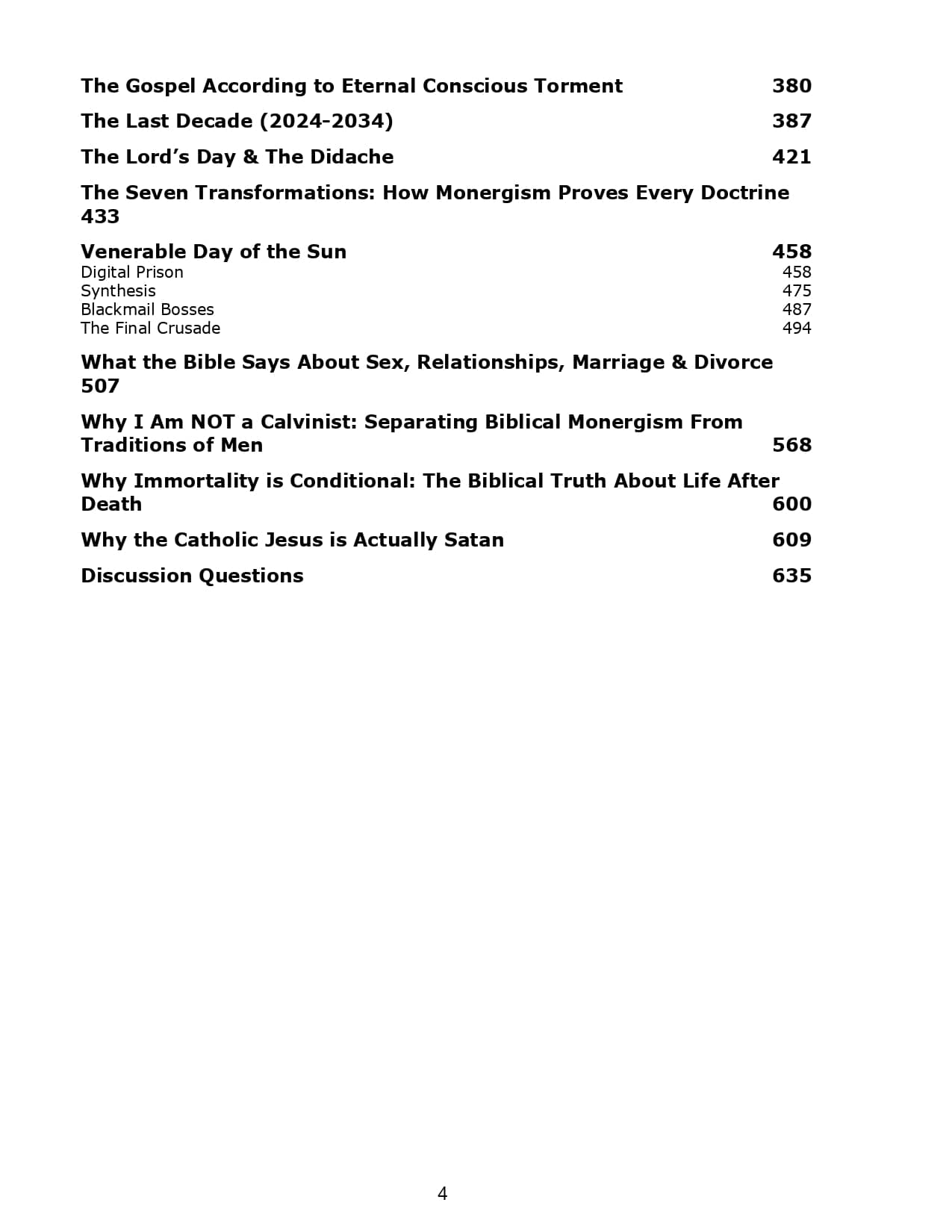 Bible Studies Presentation Notes (VOLUME 4)