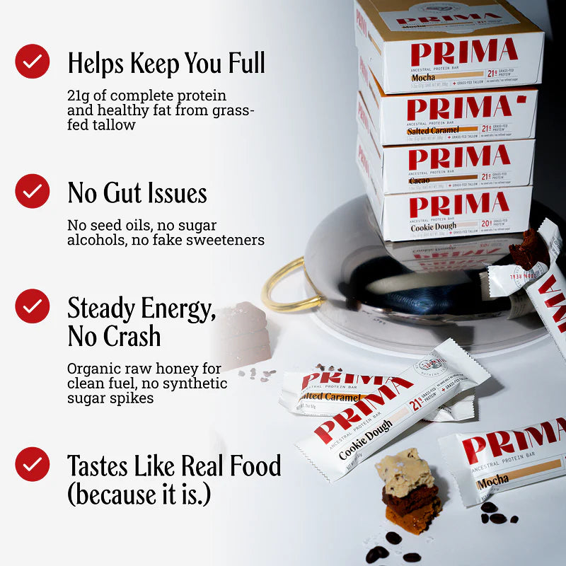 PRIMA Ancestral Protein Bars (Cacao) (Pack of 7)