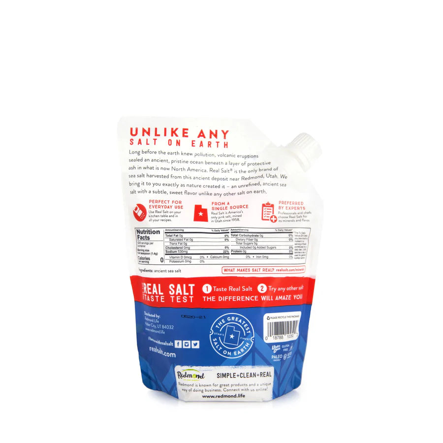 Redmond's Ancient Fine Sea Salt (16 OZ)