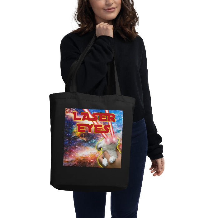 Laser Eyes Medium Fox Tote