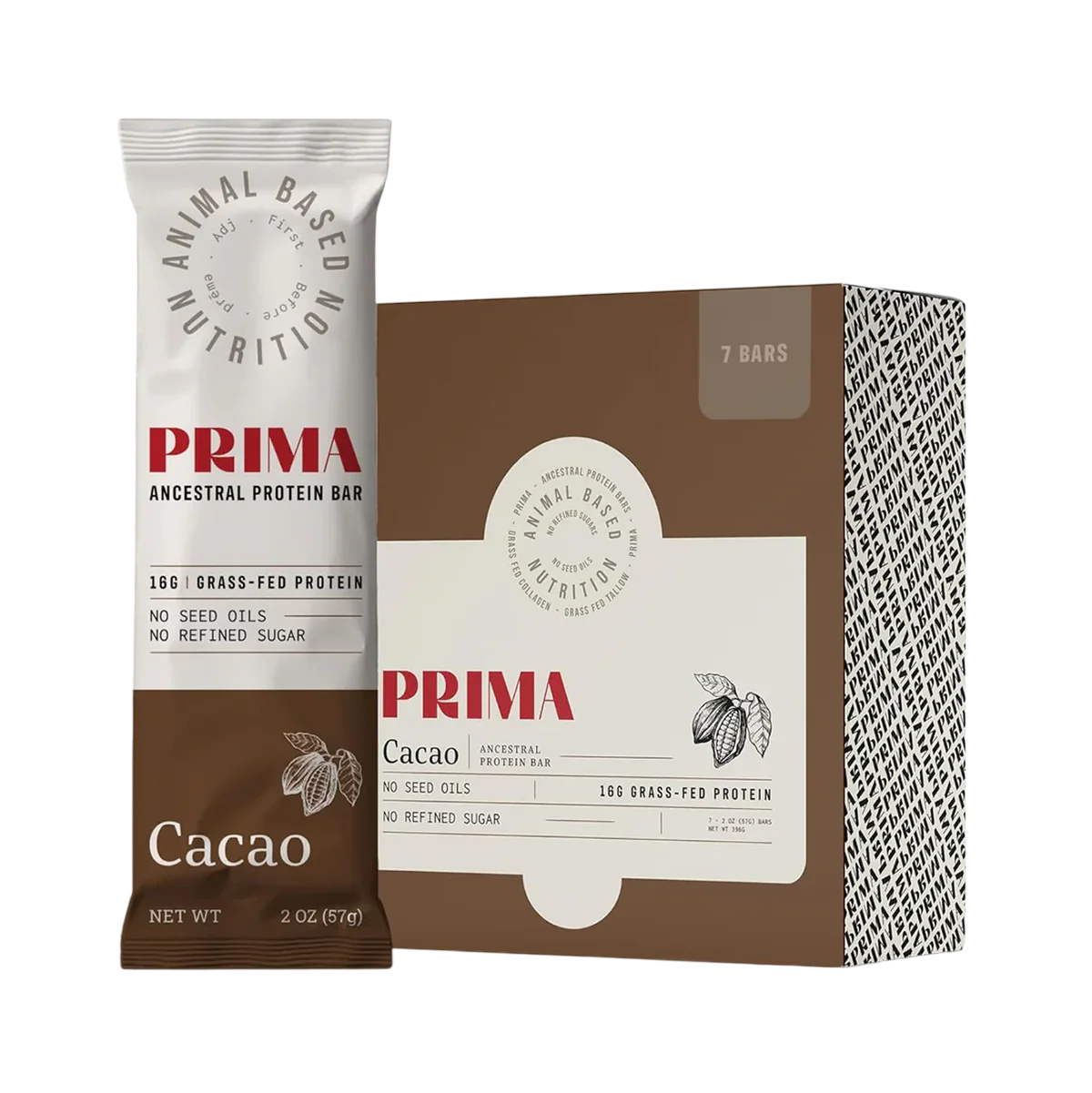 PRIMA Ancestral Protein Bars (Cacao) (Pack of 7)
