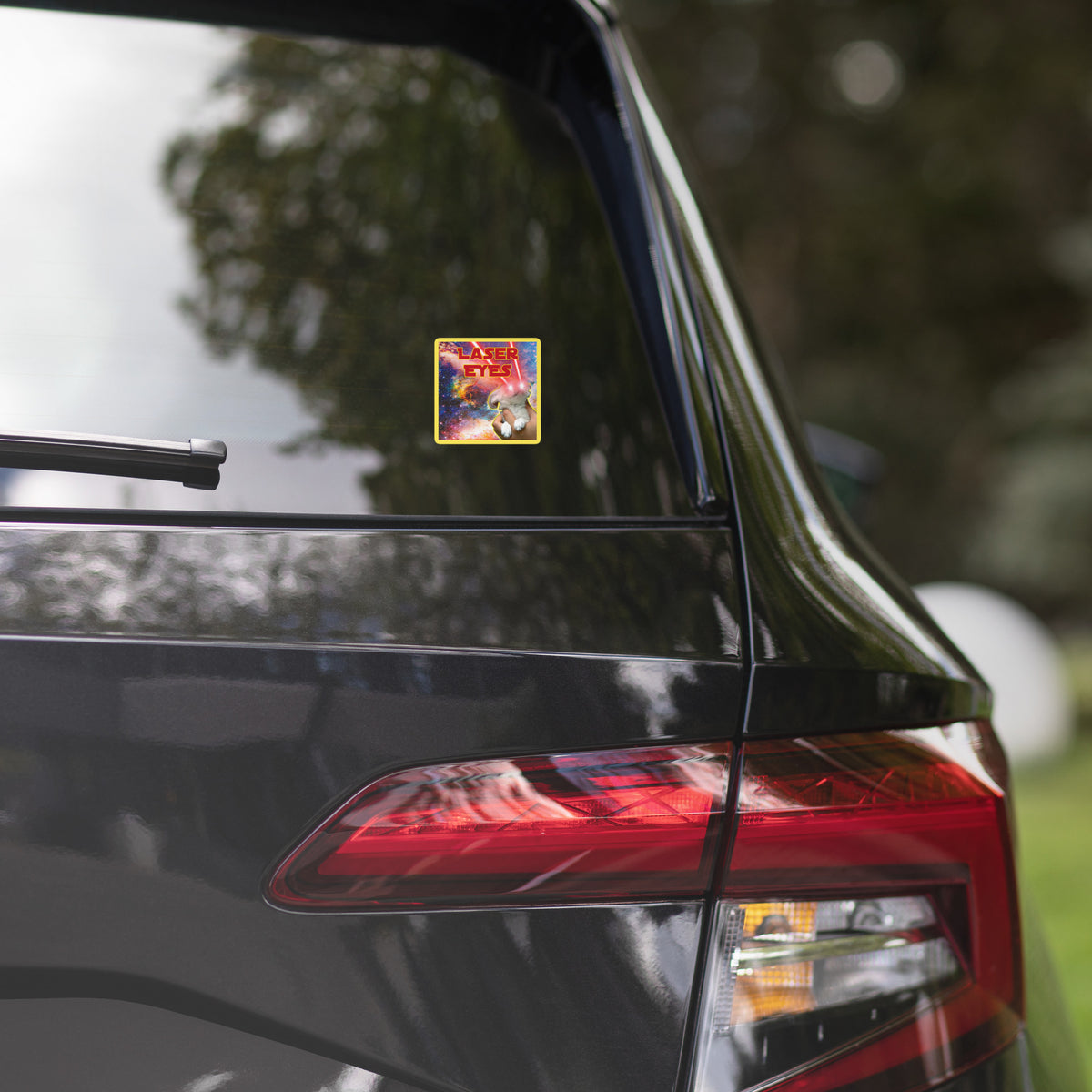 Laserdance Sticker Laser Eyes Sticker – Dance of Life Podcast Merch Store