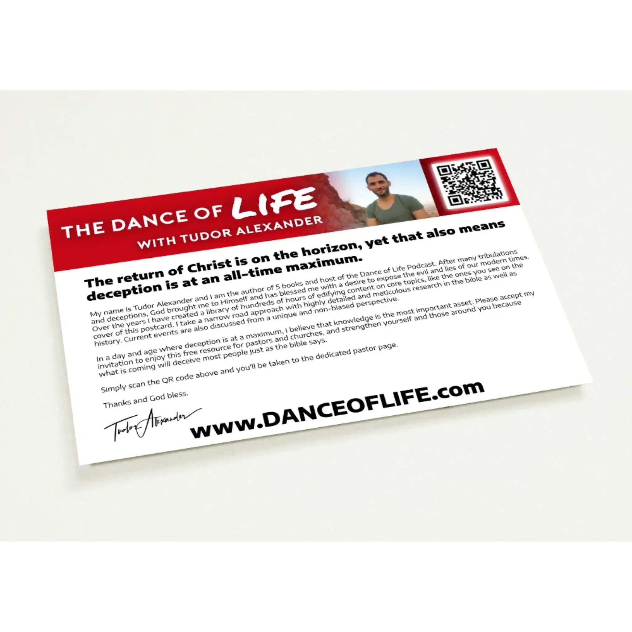 Pastor Resources Invitation Postcard (US & CANADA ONLY)