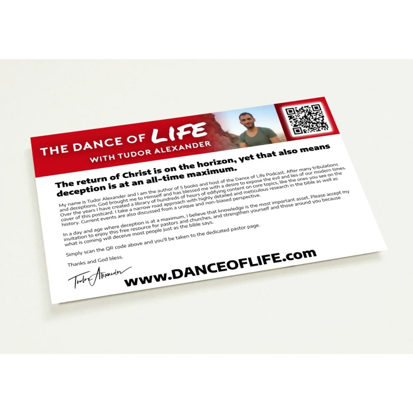 Pastor Resources Invitation Postcard (US & CANADA ONLY)
