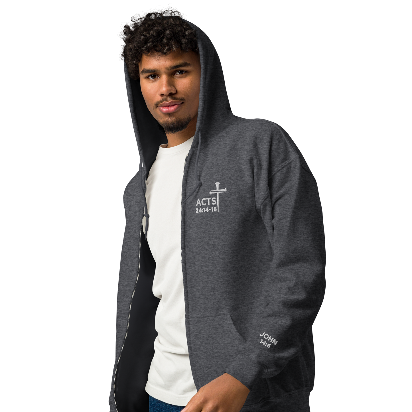 Narrow Road Unisex Hoodie (White Threading)